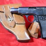 SOLD, GERMAN WWI WALTHER MODEL 4 PISTOL, OFFICER ISSUED WITH MINT 1917 HOLSTER, MINT CRISP!