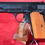 SOLD EXCEPTIONAL LUFTWAFFE ISSUED JHV 41 FEMARU PISTOL, WITH MATCHING MAG, MINT CRISP STUNNING!