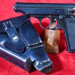 SOLD WALTHER PP PISTOL, SCARCE RFV MARKED FOR THE ZOLLGRENDIENST (BORDER & CUSTOMS POLICE), 1937 PRODUCTION COMPLETE FULL RIG, MINT SHARP!