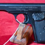 SOLD FN MODEL 1910 PISTOL, .32 auto, 1938 PRODUCTION IN THE KNOWN JAPANESE SERIAL RANGE, MINT SHARP!