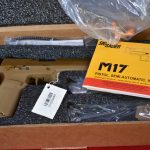 SOLD, ACTUAL GENUINE US ARMY ISSUED SIG M17 SERVICE PISTOL, VERY LOW SERIAL #449!, ORIGINAL INITIAL TRIALS DEPLOYMENT PISTOL USED IN IRAQ, AFGHANISTAN AND OTHER CONFLICTS…THE REAL DEAL!