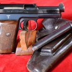 SOLD, CHOICE, GERMAN KRIEGSMARINE MODEL 1934 MAUSER PISTOL, WITH MATCHING MAG! VARIATION 2, OST SEE FLEET MARKED, FULL RIG, MINT SHARP!