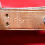 SOLD MINT TAN LEATHER BoyT-42 MARKED M1 GARAND SLING, IMPOSSIBLE TO FIND!