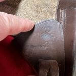 Sold ORIGINAL VERY SCARCE EARLY 1941 NAZI OCCUPATION BROWNING HI POWER HOLSTER JOR 41 STAMP WaA920