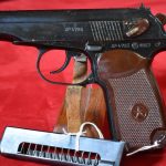 SOLD, NON-IMPORT MARKED, UN-ISSUED, BRAND NEW IN GREASE 1963 SOVIET MAKAROV PISTOL, 2 FACTORY ORIGINAL MATCHING MAGS! RIGHT OUT OF THE RED ARMY CRATE! EVIL RUSSIAN ENEMY/GOOD UKRAINIAN FRIEND PISTOL!