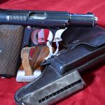 SOLD NAZI ISSUE ASTRA 300 PISTOL, WAFFENAMTED .380, FULL RIG! JAN,1943 DELIVERY, MINT SHARP!