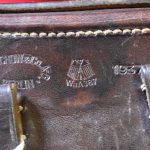 SOLD GERMAN WWII ERA 1937 GENSHOW, BERLIN MADE REDDISH BROWN HARDHSELL LUGER HOLSTER., VERY SHARP!