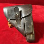 SOLD WED MAR 9, Very Rare JHG 42 WaA286 (Geco) Sauer 38H holster Sauer stamped inside!