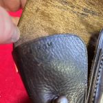 SOLD....WED MAR 9, ORIGINAL AKAH DRGM WALTHER PPK BROWN HOLSTER