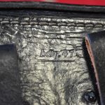 SOLD bdq.41 CODED (EHRHARDT & KIRSTEN, LEIPZIG) 1941 BLACK HARDSHELL LUGER HOLSTER, NICE!