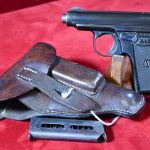 SOLD VERY SCARCE GERMAN PRUSSIAN EAGLE & WWI IMPERIAL ARMY PROOFED J.P. SAUER MODEL 1913 PISTOL, FULL RIG WITH WELL MARKED 1917 HOLSTER, VERY SHARP!