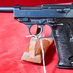 SOLD, WALTHER ac41 P.38 PISTOL, 3 DIGIT NO LETTER BLOCK 1st VARIATION, MATCHING MAG! MINT SHARP VISUALLY STUNNING!