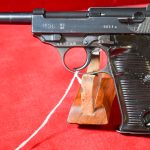 SOLD CHOICE & SCARCE ac 42 CODE P.38 PISTOL, EARLY “c” BLOCK, MATCHING MAG, VERY SHARP! VERY TOUGH TO FIND WITH MATCHING MAG!