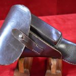 SOLD clg 44-Ernst Melzig, Liegnitz 1944 PRODUCTION NAZI OCCUPATION FN HIGH POWER HOLSTER, MINT CRISP!