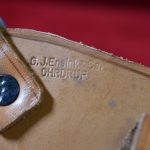 SOLD ULTRA RARE GERMAN WWII ISSUE P.38 SHOULDER HOLSTER, G.J. ENSINK & CO. MARKED, MINT CRISP!