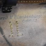 SOLD GERMAN WWII EWX CODED P.38 HARSHELL HOLSTER, NAMED TO A GERMAN OBER-LT, VERY NICE!