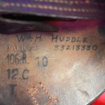 SOLD EXTREMELY RARE VERY EARLY 1909 DATED, DEPOT MARKED & SAXON INFANTRY UNIT MARKED GERMAN P.08 LUGER PISTOL HOLSTER, PREMIER GRADE EXAMPLE!