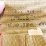 US WWI MILLS JULY 1918 TWIN MAG POUCH FOR THE COLT M1911 SERVICE PISTOL, MINT NEW!