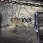 SOLD GERMAN WWII gxy 1942 (Gebr. Klinge, Dresden-Lobtau) 1942 HARDSHELL HOLSTER FOR THE P.38 PISTOL, NICE!