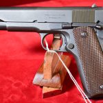 SOLD, US WWII ITHACA 1911A1, MAY 29,1945 SHIPMENT TO ROCK ISLAND ARSENAL, MINT CRISP!