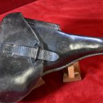 SOLD GERMAN WWII, 1943 "BEARSKIN LEAF 9" MARKED (CHRISTOPH LEUNER, KLAGENFURT) HARDSHELL P.38 HOLSTER