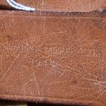 SOLD MILWAUKEE SADDLERY 1944 MARKED, US WWII M1916 HOLSTER FOR THE COLT M1911A1 SERVICE PISTOL, MINT CRISP!