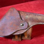 SOLD US WWII FULL FLAP HOLSTER FOR THE SMITH & WESSON VICTORY MODEL REVOVLER