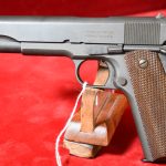 SOLD  EXCEPTIONAL US WWII REMINGTON RAND 1911A1 PISTOL, EARLY NOV, 1943 PRODUCTION, 100% ORIGINAL & MINT CRISP!