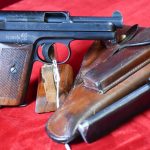 SOLD EXTREMELY RARE & IMPORTANT 1933 REICHSMARINE/KRIEGSMARINE ANCHOR/M MARKED MAUSER MODEL 1914 PISTOL, FULLY RIGGED OUT WITH ANCHOR/M HOLSTER TOO!