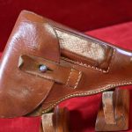 SOLD GERMAN WWII, MINT J.P. SAUER & SOHN 38H TAN HOLSTER