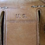 SOLD RARE MAKER WARREN LEATHER GOODS, US WWII M1916 HOLSTER FOR THE COLT M1911A1 SERVICE PISTOL, MINT CRISP CONDITION!