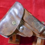 GERMAN WWII UNMARKED MIDWAR TAN CZ 27 HOLSTER, NICE!