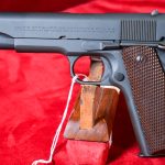 SOLD OUTSTANDING & RARE 1943 COLT 1911A1 US ARMY SERVICE PISTOL, COMMERCIAL / MILITARY VARIANT, MINT CRISP STUNNING!