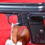 SOLD, RARE SAUER BEHORDEN PISTOL, NAZI ERA POLICE MARKED, VERY SHARP!