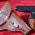 SOLD FRI MAY 27, GERMAN WWI J.P. SAUER MODEL 1913 PISTOL, WITH HOLSTER! WWII VET BRING-BACK