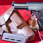 SOLD  SCARCE MAUSER 1914 PISTOL MARKED TO THE CITY POLICE OF LEIPZIG, TWO MATCHING MAGS & VERY RARE HARDSHELL HOLSTER, VERY SHARP!