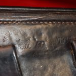 SOLD GERMAN WWII 1936 DATED Karl Bocker Waldbrul BLACK HARDSHELL LUGER HOLSTER