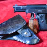 SOLD OKTOBERFEST SALE! MAUSER MODEL 1910, EARLY SIDELATCH VARIANT 6.35mm/.25 auto, WITH RARE WWI ERA RAILWAY POLICE MARKED HOLSTER, VERY SHARP!