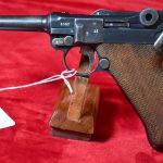SOLD, SCARCE, GERMAN LATE WWI 1918 ERFURT P.08 LUGER PISTOL, ALL MATCHING INCLUDING THE MAG, VERY SHARP!