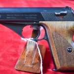 SOLD THANKSGIVING SALE! DOCUMENTED WAR TROPHY, MAUSER HSc PISTOL, GERMAN ARMY 1942 PRODUCTION, EAGLE/135 MILITARY FINISH, MINT CRISP!