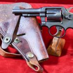 SOLD OKTOBERFEST SALE! US NAVY ISSUED SMITH & WESSON .38 SPECIAL VICTORY MODEL REVOLVER & USN BOYT 43 SHOULDER HOLSTER, VERY SHARP, LIKE BUSH 41 CARRIED!