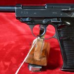 SOLD GERMAN WWII cyq CODED SPREEWERKE P.38 PISTOL, ”W” BLOCK 1944 PRODUCTION, COG HAMMER VARIANT, VERY SHARP!