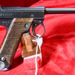 SOLD VERY CHOICE, JAPANESE TYPE 14 NAMBU PISTOL, NAGOYA NAMBU 14.2 DATE (FEB, 1939), MINT SHARP & MATCHING MAG!