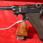 SOLD  GERMAN WWII MAUSER 1937 S/42 CODED P.08 LUGER PISTOL, MATCHING MAG, VERY NICE!