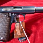 SOLD MON JUL 11, SCARCE NAZI ISSUED ASTRA 600 PISTOL, EARLY 1ST DELIVERY MAY, 1944, MINT CRISP!