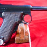 SOLD FRI JAN 20, VERY CHOICE & EXTREMELY DESIRABLE JAPANESE BABY NAMBU PISTOL, TOKYO ARSENAL  PRODUCTION, WITH MATCHING MAGAZINE, MINT CRISP!