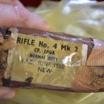 SOLD, NEW MUMMY WRAPPED & UN-ISSUED No4. Mk2. (F) LEE ENFIELD RIFLE, 6-1955 PRODUCTION!  BRAND NEW 67 YEAR OLD RIFLE! LAST ONE!