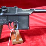 SOLD  MAUSER M1921 “BOLO” BROOMHANDLE PISTOL, EARLY PRODUCTION, CHINESE WARLORD ERA MARKED, BRITISH PROOFED, VERY SHARP!