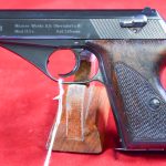 SOLD 1941 GERMAN ARMY MAUSER HSc PISTOL, EAGLE /135 PROOFED, HIGH GRADE FINISH, RARE TRANSITIONAL VARIANT, MINT CRISP & STUNNING!