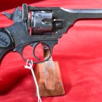 SOLD SCARCE EARLY 1941 BRITISH WW2 MILITARY ISSUE WEBLEY MARK IV .38/200 REVOLVER, MINT SHARP, PROBABLY SOE ISSUE TO FRENCH RESISTANCE